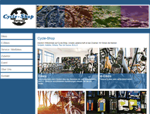 Tablet Screenshot of cycle-shop.ch